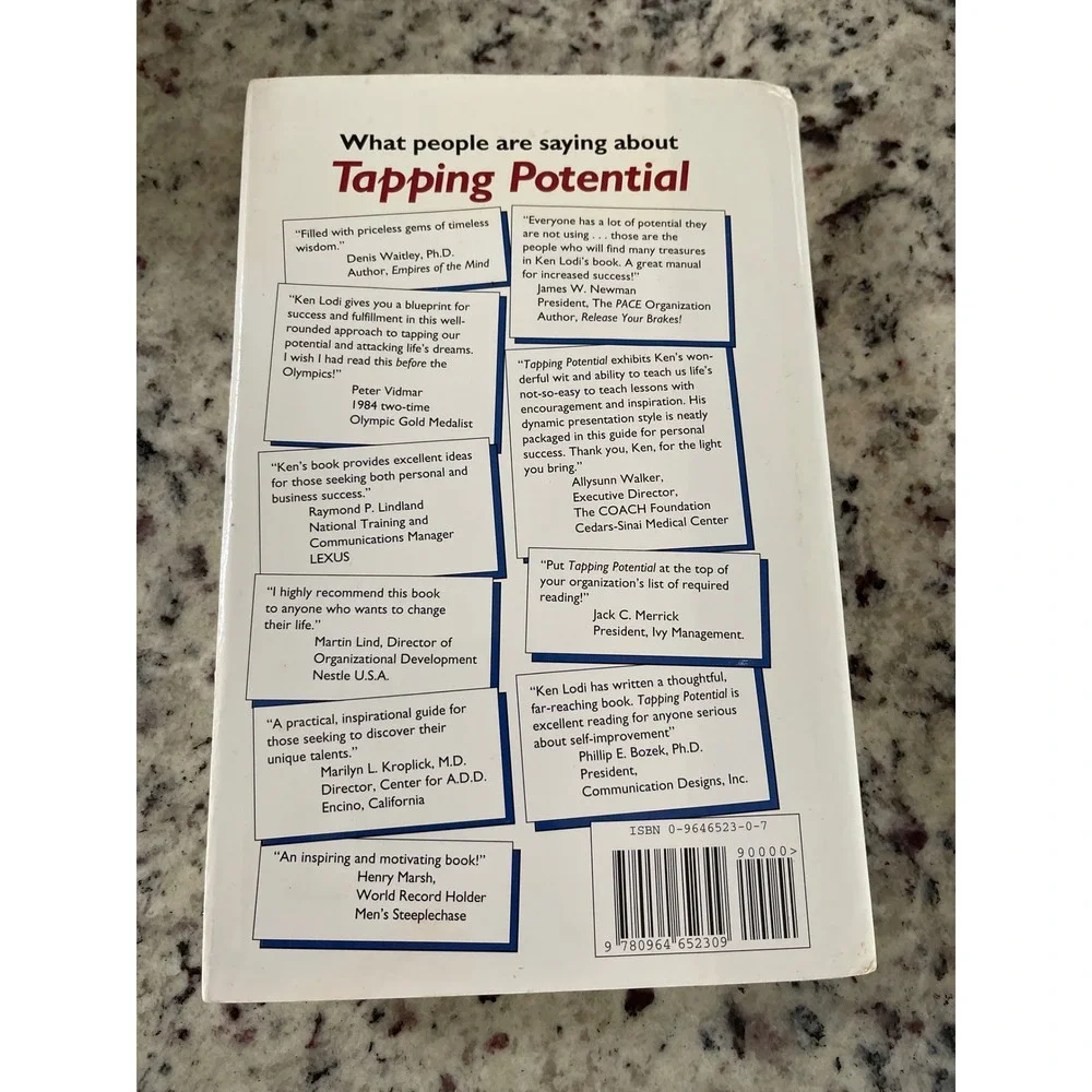 Tapping Potential by Kenneth‎ J Lodi Autographed Hardcover